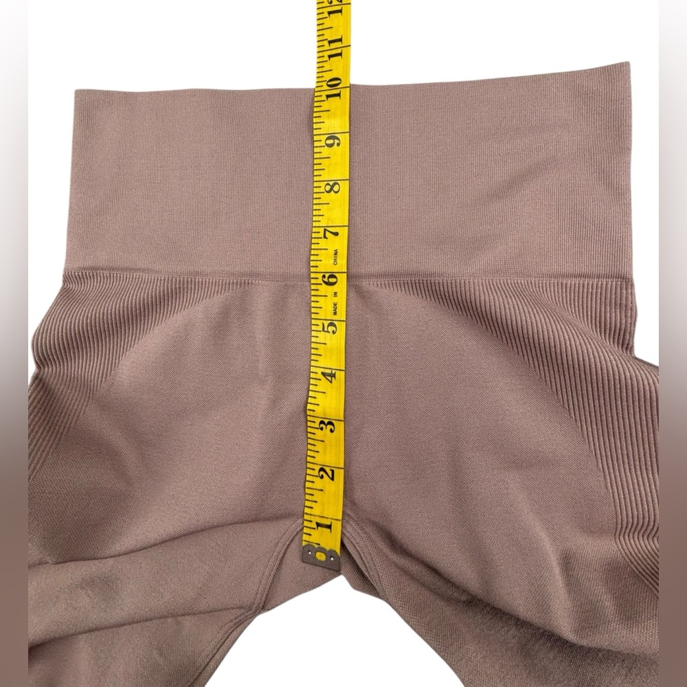 Set Active | Madelyn Cline | Seamless Leggings Ribbed‎ High-Rise Ankle | Size S - Picture 8 of 9